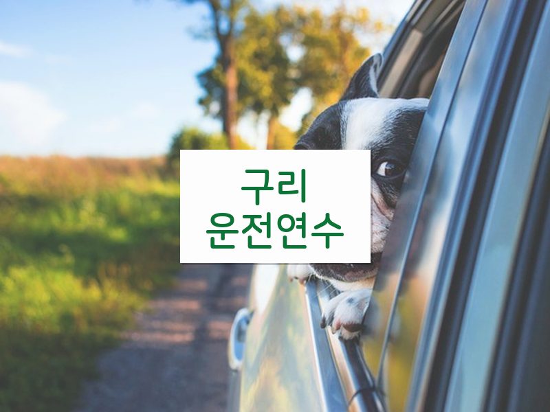 구리운전연수 후기