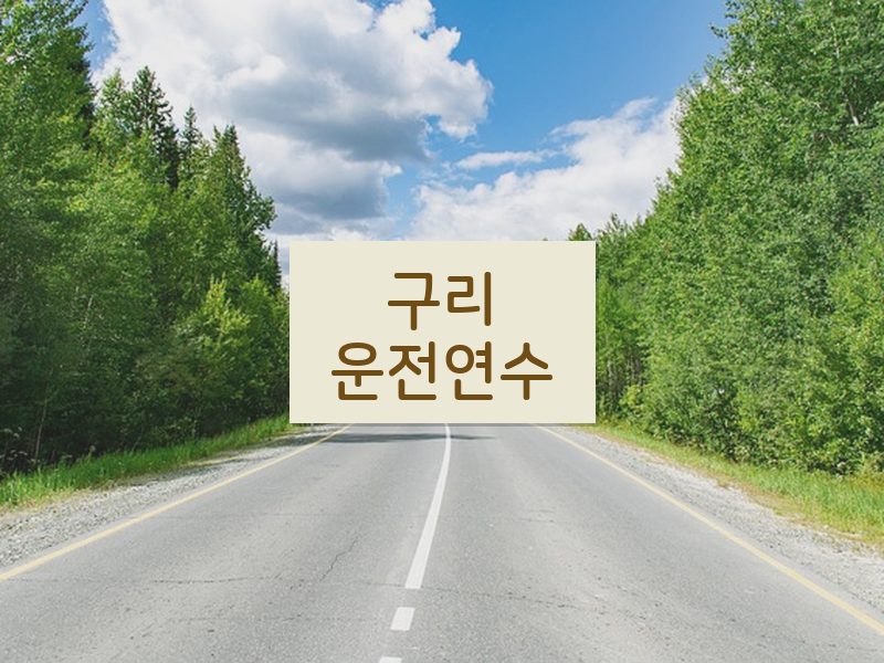 구리운전연수 후기