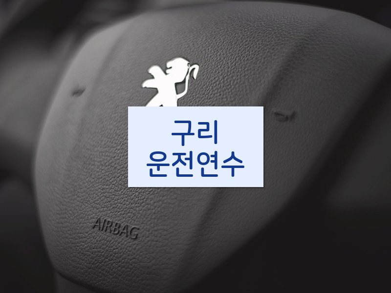 구리운전연수 후기